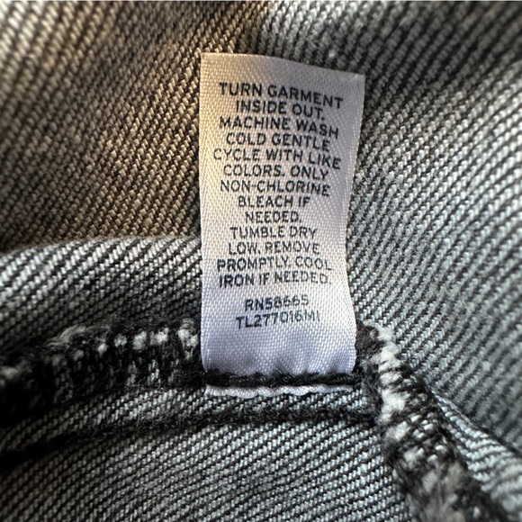 Leith Stretchy Jean Vest w/ Great Stretch, Washed Black (L) - Picture 7 of 9